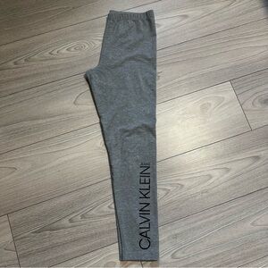 Calvin Klein Jeans Charcoal Kids Leggings Size XL Girls